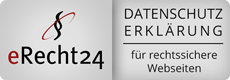 eRecht24 Siegel: Datenschutzerklärung für rechtssichere Webseiten eRecht24 Siegel: Datenschutzerklärung für rechtssichere Webseiten